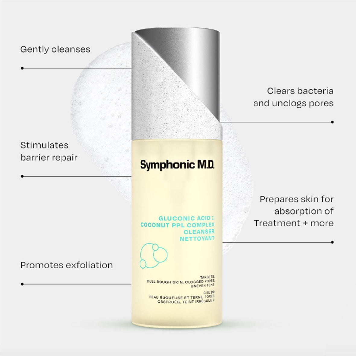 Gluconic Acid & Coconut PPL Complex Foaming Face Cleanser